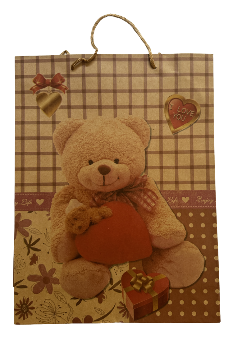 Bolsa osito romántico
