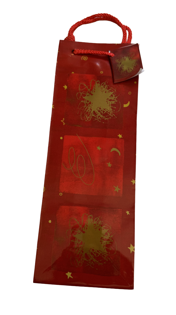 Bolsa botella roja