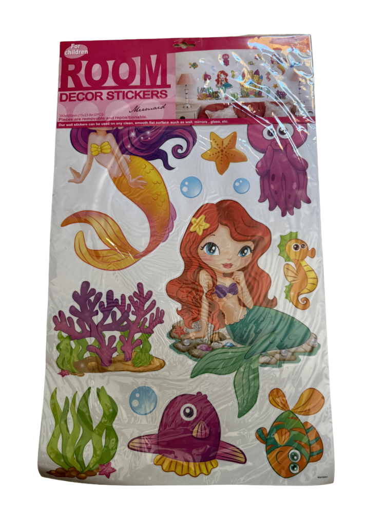 Pegatinas decorativas sirena