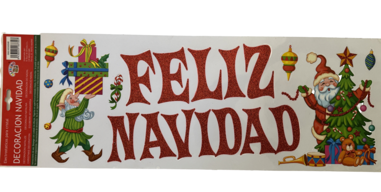 Pegatinas decorativas Feliz Navidad