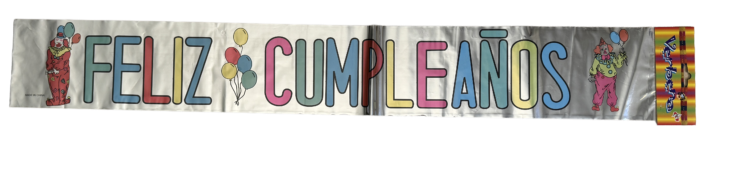 Banderola feliz cumpleaños