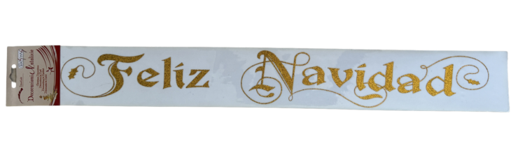 Pegatina feliz navidad
