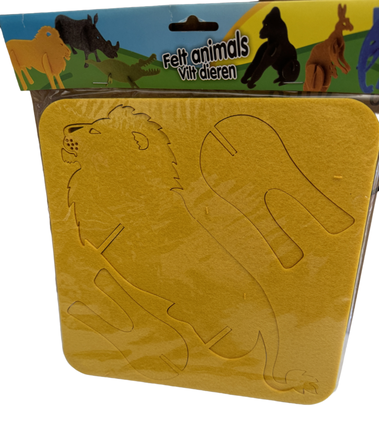 Puzle infantil león