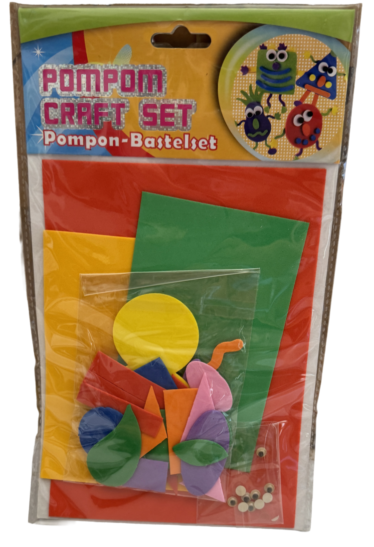 Set pompones creación figuras