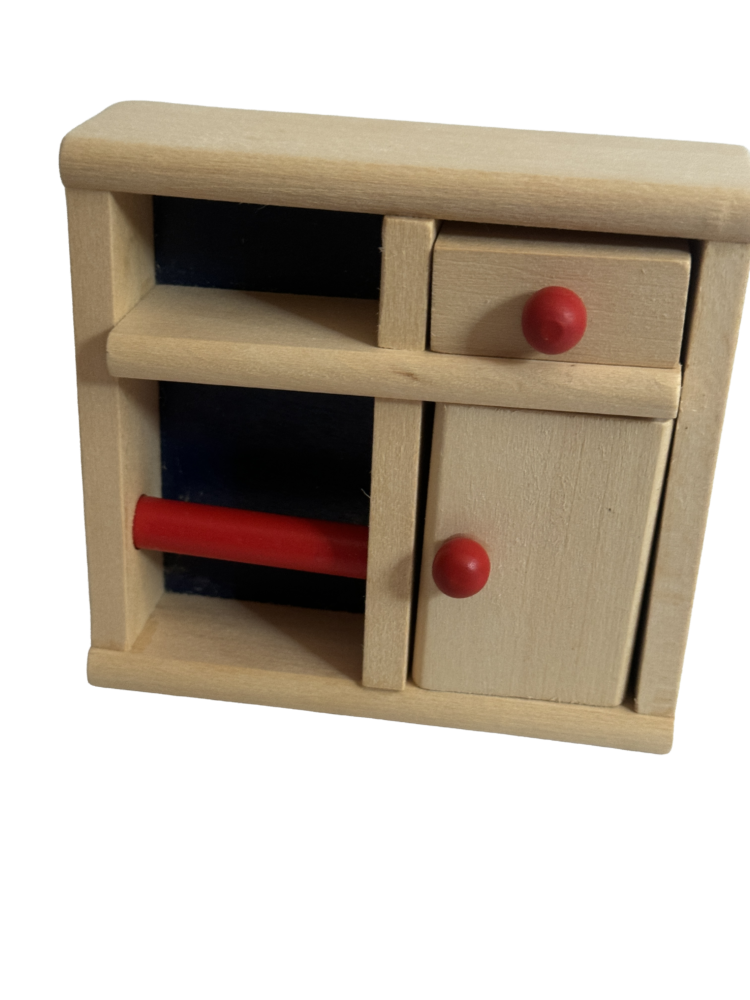 Mueble madera para casa muñecas