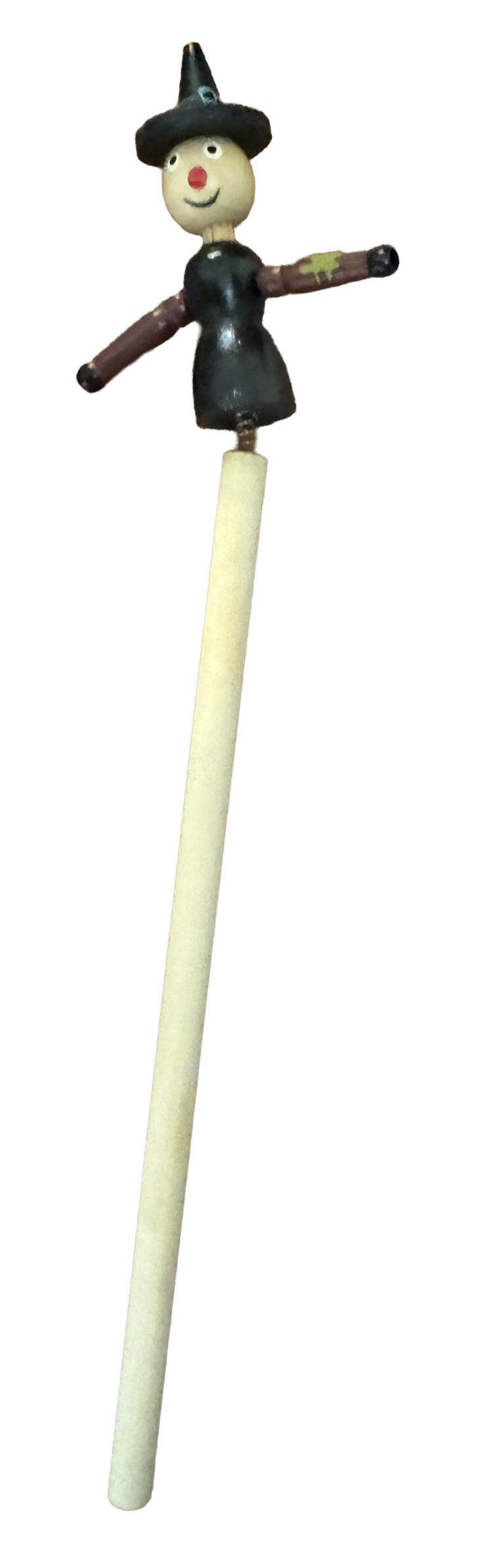 Lápiz de madera con bruja 🧙‍♀️