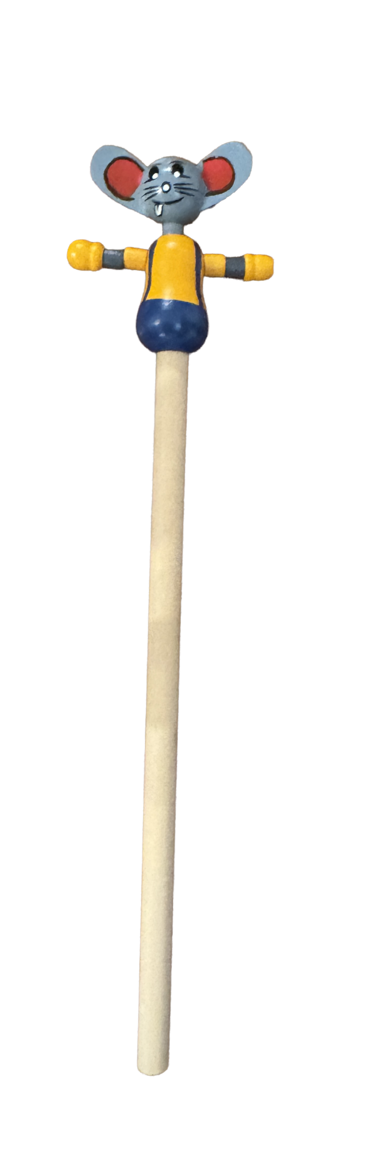 Lápiz de madera con ratón🐭
