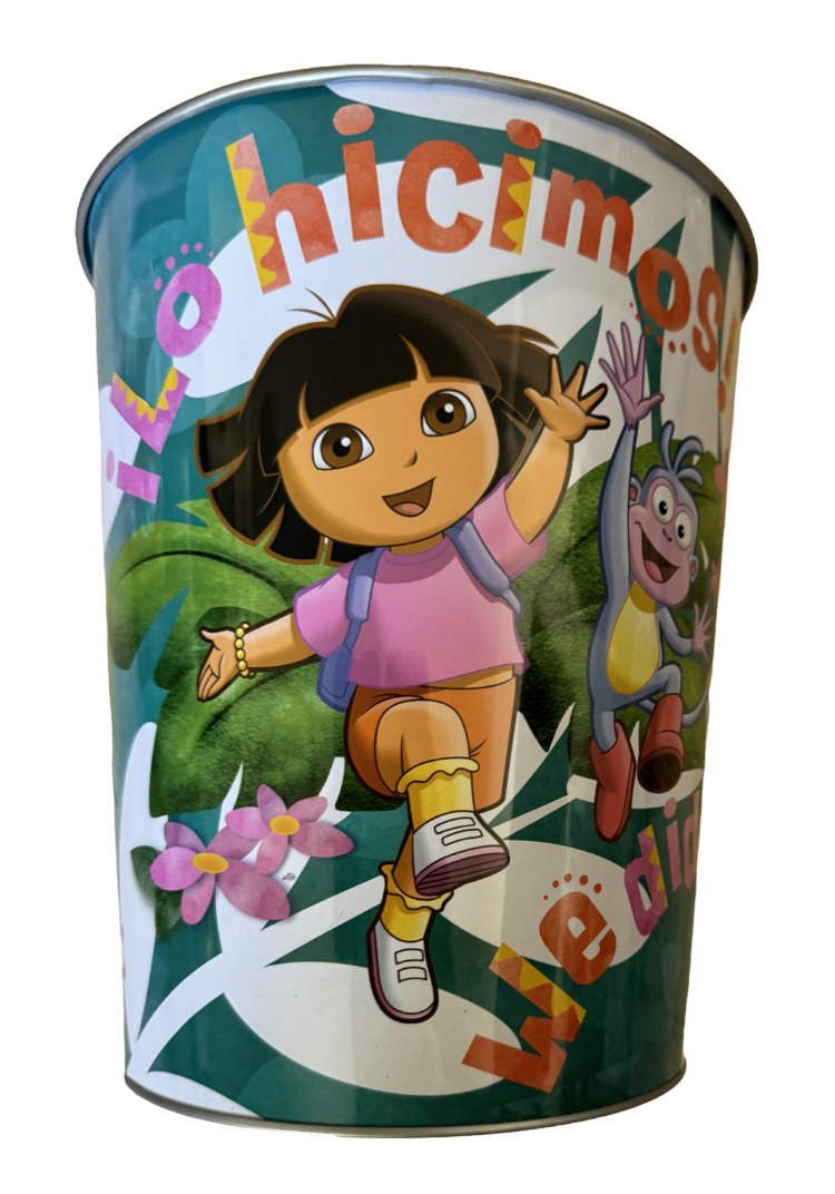 Papelera metálica Dora la Exploradora
