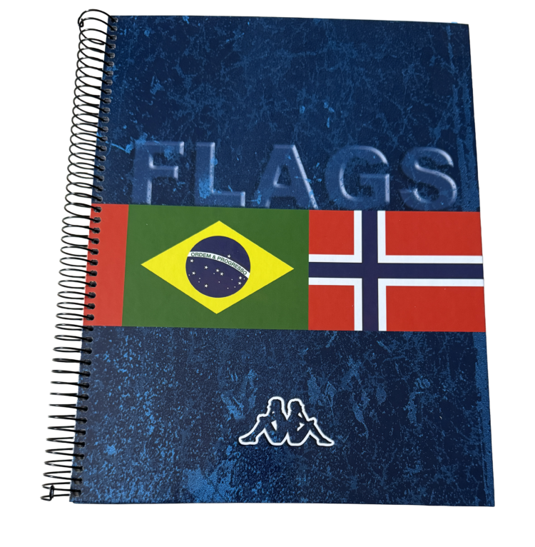 Libreta A4 Tapa dura 1 raya con taladro Kappa